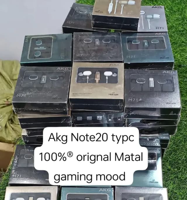 Original  AKG Samsung Handsfree - USB C Type Jack - Gaming Handfree  Original AKG Handsfree Imported, High Quality Deep Bass / Sound - Samsung Earphones - Headphones - Handfree AKG_Original Handfree (Samsung)High Quality Earphones Base & Sound With Microp