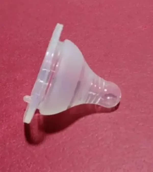Double Lock Wide Neck Baby Nipple  Soft Silicone Feeding Nipples 2 Pcs | Anti-Colic, BPA Free, Safe for Infants  Happy Baby