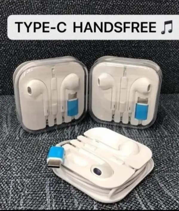 I IPhone Type C Handsfree Iphone and Android Handfree Elevate Your Sound: Next-Level USB-C Earphones for Smartphones Plug in and Tune Out High-Quality USB-C Earbuds for Smart Phones