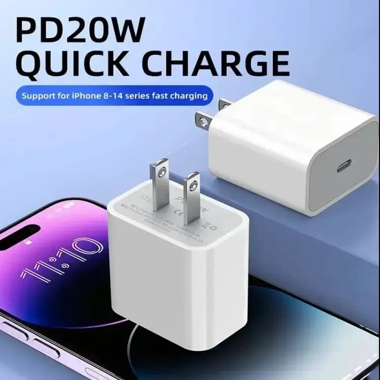 Orignal iphone charger 20W iphone charger for 13 pro 13 Pro Max 12 pro 11 pro Xs Xs maxPd Usb C Charger For Iphone Super fast charging (mfi certified) Orignal 3.0