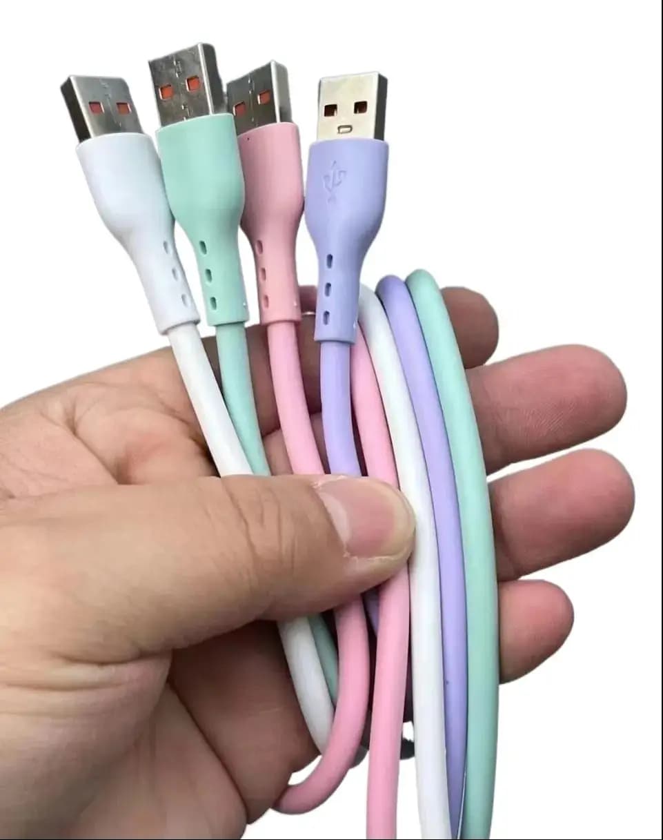 100% Pure Copper Imported 3 in 1 iPhone, Type c and Micro Pure Copper Type C Fast Charging Cable 60 watt with 24 months warranty 3 in 1 super fast charging cable