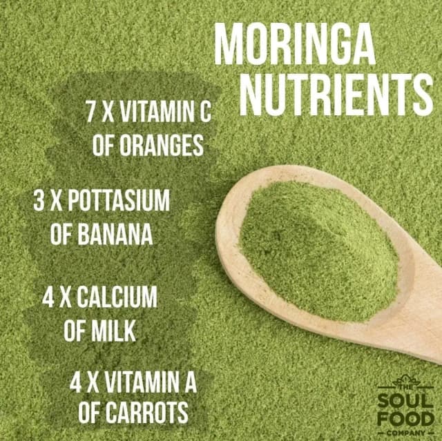 100% Organic Moringa Leaf Powder  Pure Green Superfood | Boosts Immunity, Metabolism & Weight Loss  50g Pack