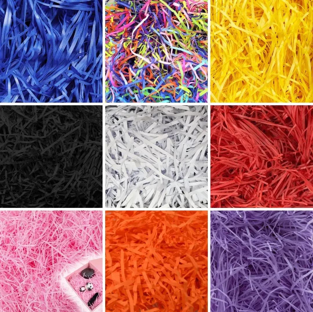 (50 Gram) Eco-Friendly Crinkle Cut Shredded Paper Filler for Gift Packaging | Premium Decorative Box Filler for All Your Packing Needs Shredded Paper Fillers for Gift Packaging | Packaging material | Gift Packing Essentials