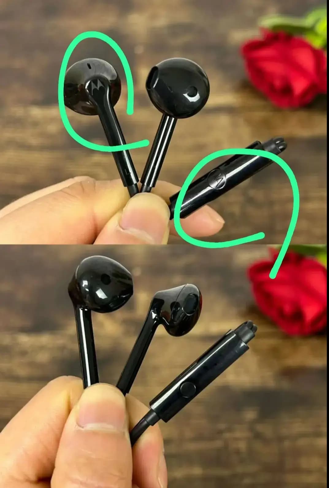 Latest Model 100% Orignal Motorola Handsfree Android Handsfree with Mic - Super Bass, High-Quality Sound, Gaming Handsfree High-Quality Calling, High-Quality wire, 100% Original Motorola Handsfree