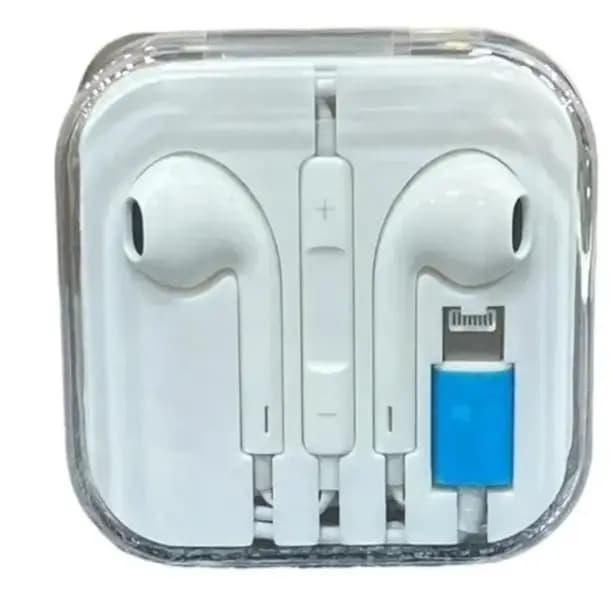 Original Lightning Connector Iphone 7,8,9,10,11,12,13,14 all models Handsfree with Mic and Volume Control, Lightning Handsfree for all iPhone models