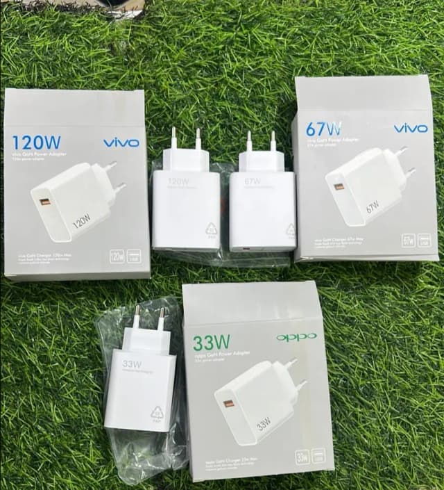 33W / 67W / 120W Fast Charger  Original Super Fast Charging Adapter for All Models | Quick Charge USB Charger