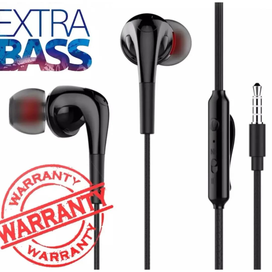 100% Original ST12 Super Base Handfree With Volume Key 3.5mm || High-Quality Deep Bass - Earphones  Hands-free stereo sound Quality Gaming Handfree OPPO||VIVO Handfree for all Mobile Phone  Made In Vietnam