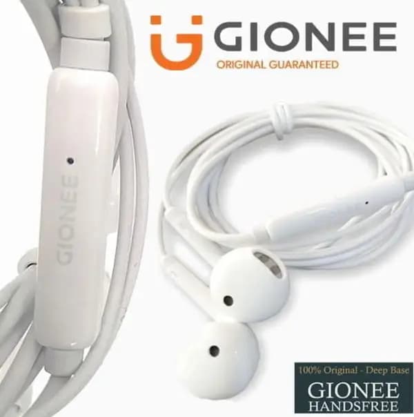 Gionee 100% Original Handsfree High Bass Gaming Earphones with Mic Gionee Original Handsfree | Deep Bass Gaming Earphones with Mic for PUBG & Music