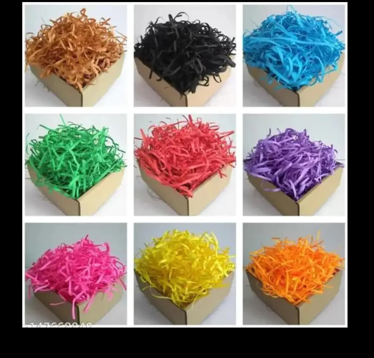 (50 Gram) Eco-Friendly Crinkle Cut Shredded Paper Filler for Gift Packaging | Premium Decorative Box Filler for All Your Packing Needs Shredded Paper Fillers for Gift Packaging | Packaging material | Gift Packing Essentials